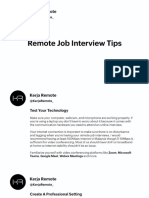 Remote Job Interview Tips