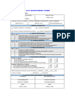 OJT Monitoring Form