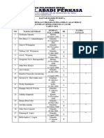 Daftar Hadir Peserta