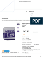 Buy Ashoka Cotton Stamp Pads Online - GeM
