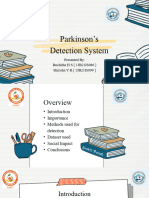 Parkinson's Detection Machine