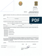 Formato Dirove PNP - Peritaje