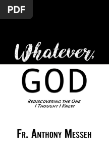 Whatever God - Rediscovering The One I T - FR Anthony Messeh