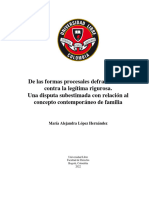 De Las Formas Procesales Defraudatorias Contra La Legítima Rigurosa - MARÍA ALEJANDRA LÓPEZ HERNÁNDEZ.2022