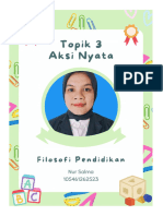 Topik 3 Aksi Nyata Filosofi Pendidikan