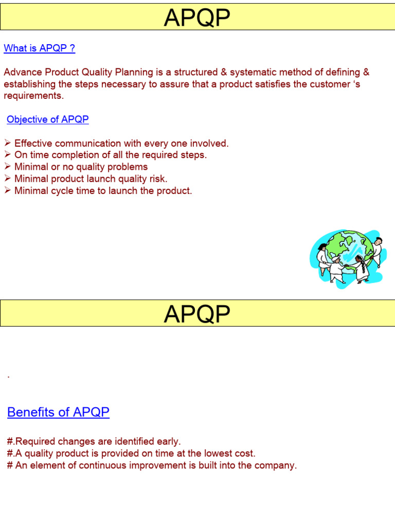 APQP | Download Free PDF | Product (Business) | Business Process