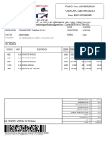 R.U.C. Nro. 20538526020 Factura Electronica
