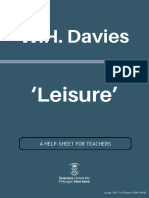 Leisure W H Davies