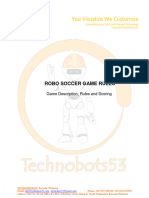 Robo Soccer Rule Book Updated