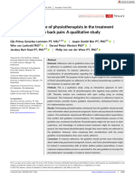 Evaluation Clinical Practice - 2022 - Lemmers - Guideline Adherence of Physiotherapists in The Treatment of Patients With