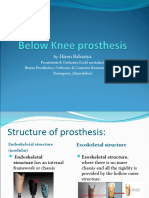 below knee prosthesis 