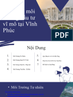 Đánh Giá Môi Trường Đầu Tư Vĩ Mô Tại Vĩnh Phúc