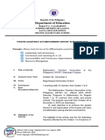 ACCOMPLISHMENT REPORT SECOND QUARTER 2023 IN DRRM-Mathematics