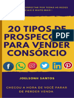 20 Tipos de Prospeccao em Vendas de Consorcio