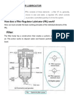 FILTER REGULATOR LUBRICATOR