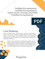 Konsep Pendidikan Kewarganegaraan Urgensi Pendidikan Kewarganegaraan Sumber Historis, Sosiologis, Dan Politik Pendidikan Pewarganegaraan