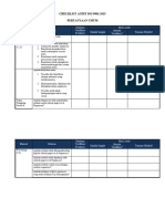 Checklist Audit 9001 - All Departement