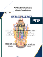 Deployment Certificate