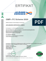 Rezert. Zertifikat GMP+2020 FSA_LU, GMP+2020 FSA_BEFR Binne, GMP+2020 FSA_BEFR Küste