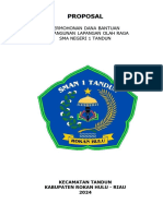 Proposal Semenisasi Lapangan SMAN 1 Tandun