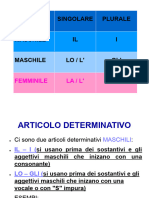 Articolo Determinativo