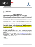 02 Invitation To Bid Letter - Tender 6621