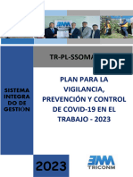 TR - SSOMA-PL-08-23 Plan para La Vigilancia, Prevención y Control en Covid-19 v08