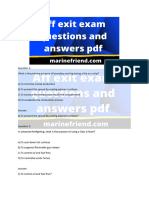 STF Exit Exam Questions and Answers PDF