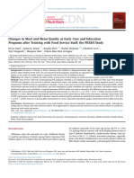 Changes in Meal and Menu Quality at Early Care and Education