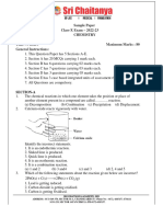 10th Chemistry Sample Paper 2