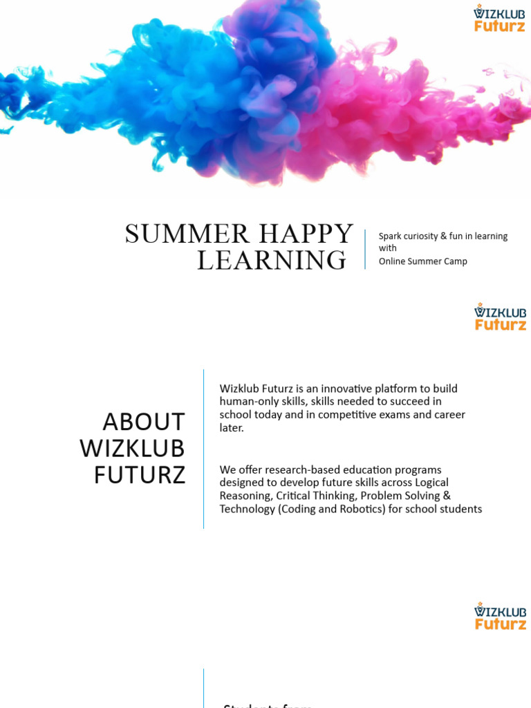 Online Summer Camp for Kids 2024 | PDF | Computing