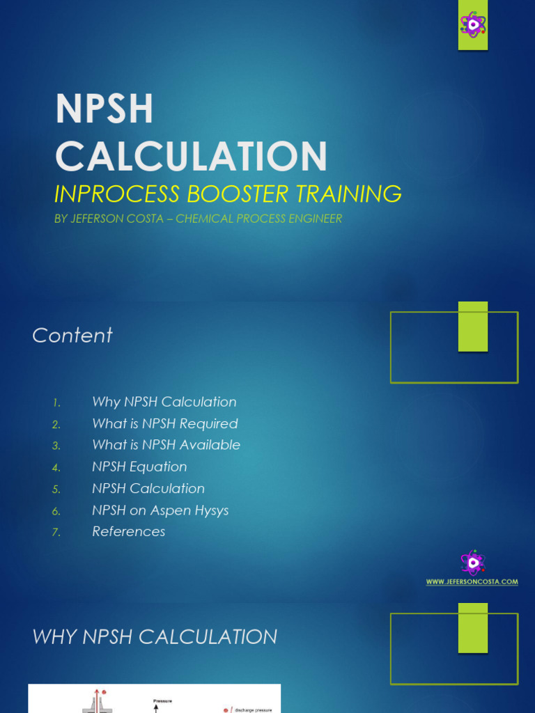 NPSH Calculation for Pump Efficiency | PDF | Continuum Mechanics | Gases