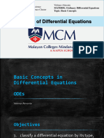 Forms of Differential Equations
