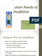 Deafblind Curriculum Overview