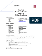Module Description DMP221 Fall2021