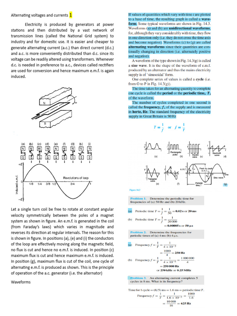 circuits 2 PDF Rectifier Alternating Current