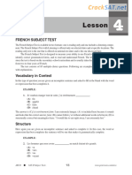 ARCO SAT Subject French Practice Test