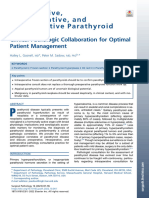 Preoperative Intraoperative and Postoperative Parathyroid 2023 Surgical Pa