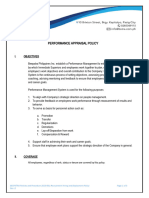 BEEPXTRA-HRD Policies and Procedures - 2024-001-Performance Appraisal Policy