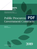 Public Procurement & Government Contract