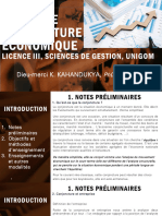 Conjoncture Économique L3 DMK UNIGOM