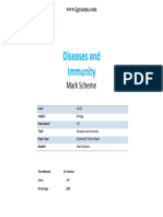 10 Diseases and Immunity IGCSE CIE Biology Ext Theory MS - Updated