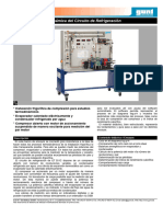 GUNT - ET 351C - Termodinámica Del Ciclo de Refrigeración - 2011