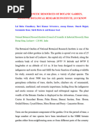 Report Tree Genetic Resources of Botani