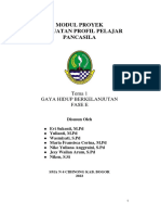 Modul Proyek - Gaya Hidup Berkelanjutan