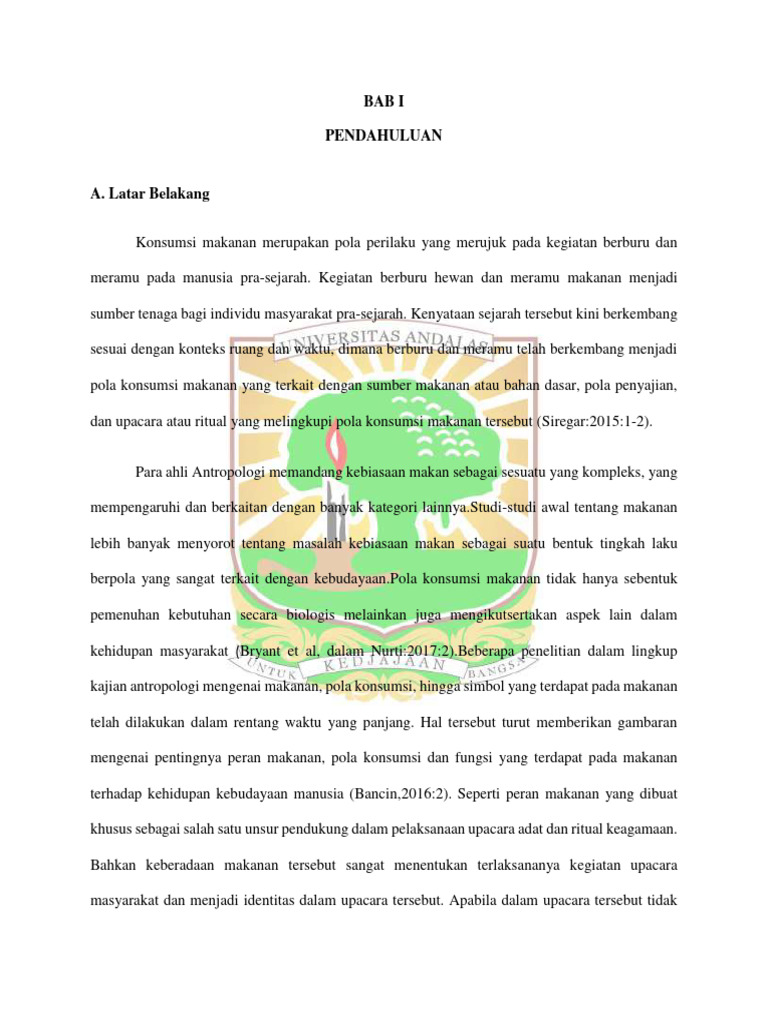 Makanan Adat dalam Upacara Nagari Tabek | PDF