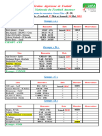 Programme 21éme Journée 2