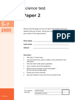 2003 KS3 SC 5-7 Paper2