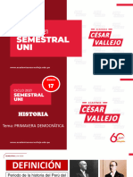 Semestral Uni - Historia Semana 17