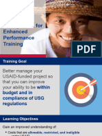 Financial Management For Enhanced Performance Training